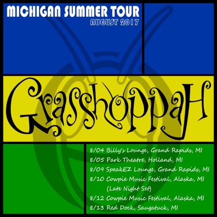 Grasshoppah Sixteenth Anniversary Michigan Summer Tour
